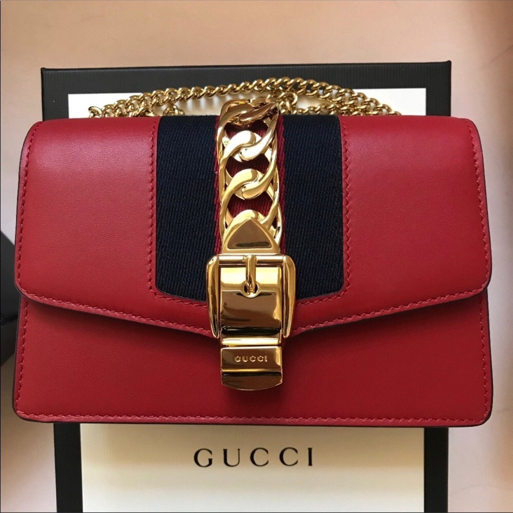 Gucci Sylvie Super Mini (Authentic) Gem